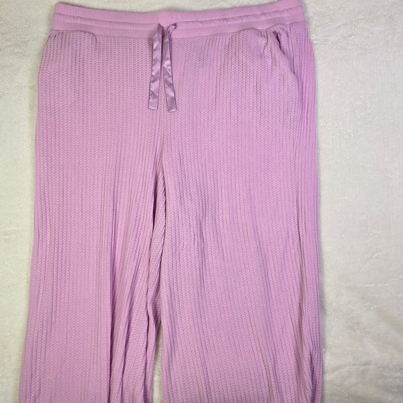 Torrid Lavender Waffle Knit Pajama Set Henley Tank Pants Plus Size 5X NWT - Picture 6 of 11